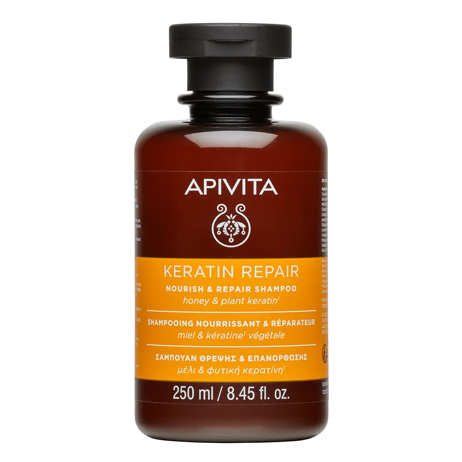 APIVITA - NUEVO CHAMPÚ KERATIN REPAIR NUTRITIVO & REPARADOR (250ml)