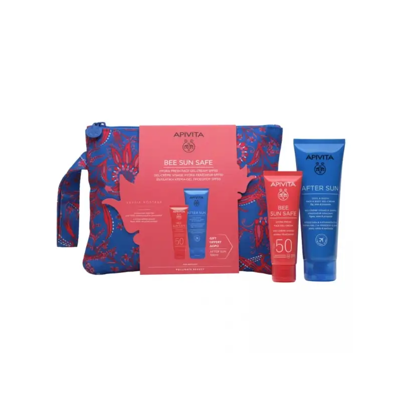 APIVITA - ¡OFERTA! BEE SUN SAFE - HYDRA FRESH GEL-CREMA SPF50 Hydra Fresh Gel-Crema SPF50 y DE REGALO After Sun Gel-Crema refrescante y calmante (100ml)