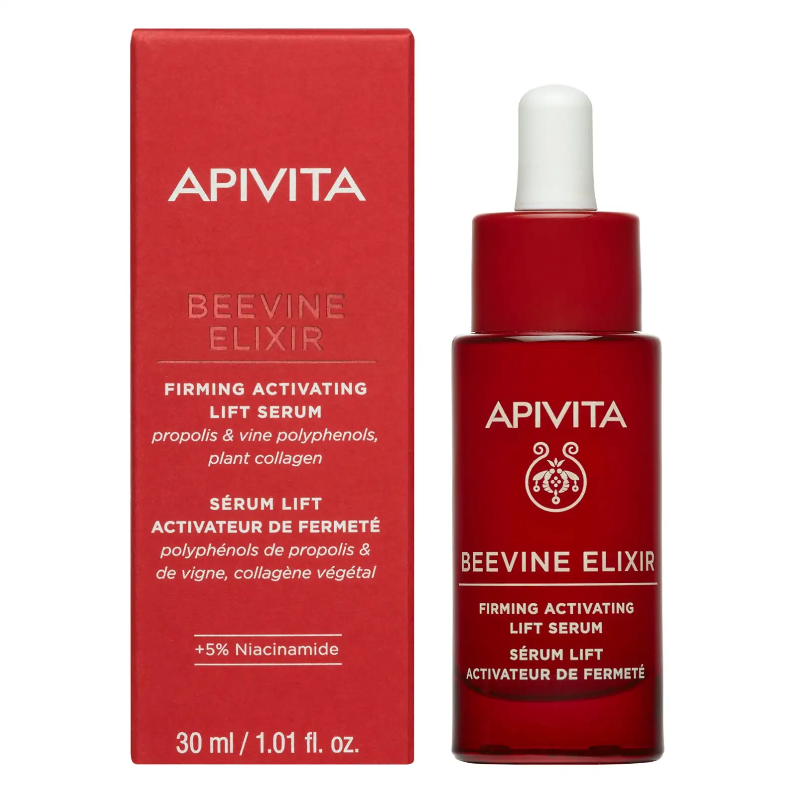 APIVITA- BEEVINE ELIXIR SERUM ELEVADOR ACTIVADOR REAFIRMANTE (30ml) - Imagen 2