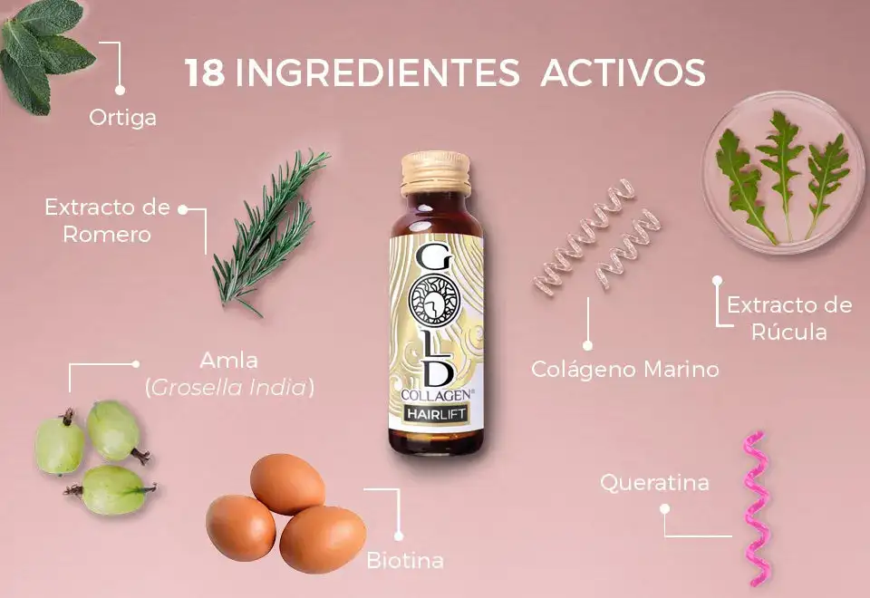 COLÁGENO ORO - LIFTING (10 viales x 500ml) - Imagen 4