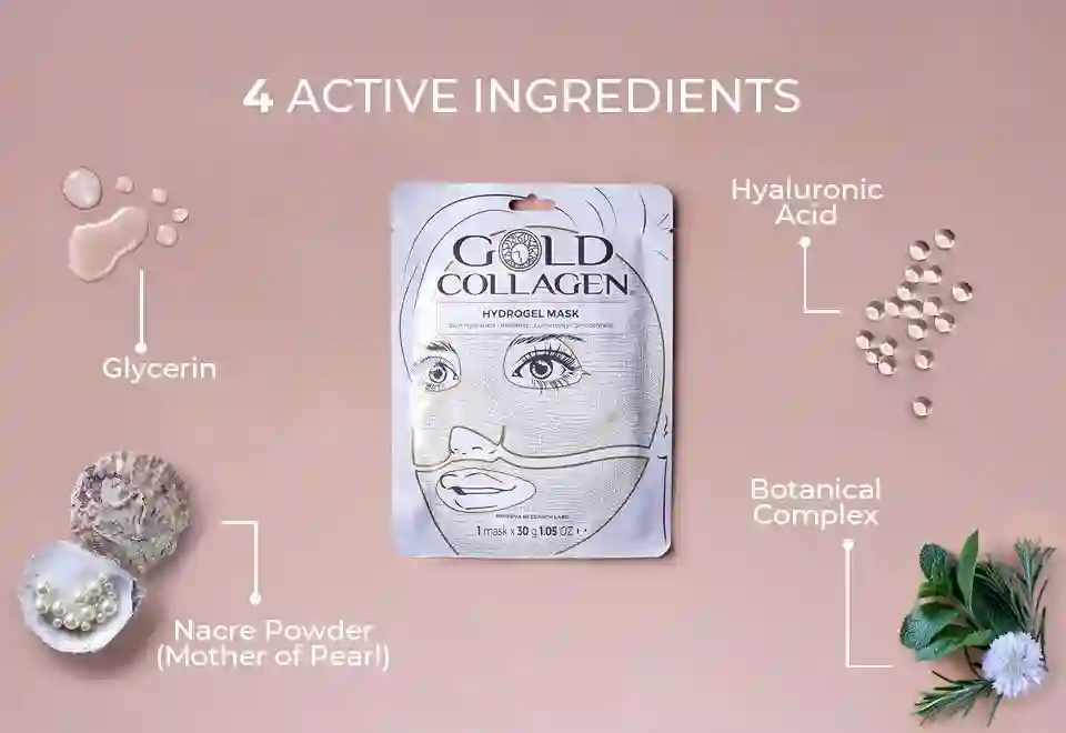 COLÁGENO ORO - SET MASCARILLA DE HIDROGEL