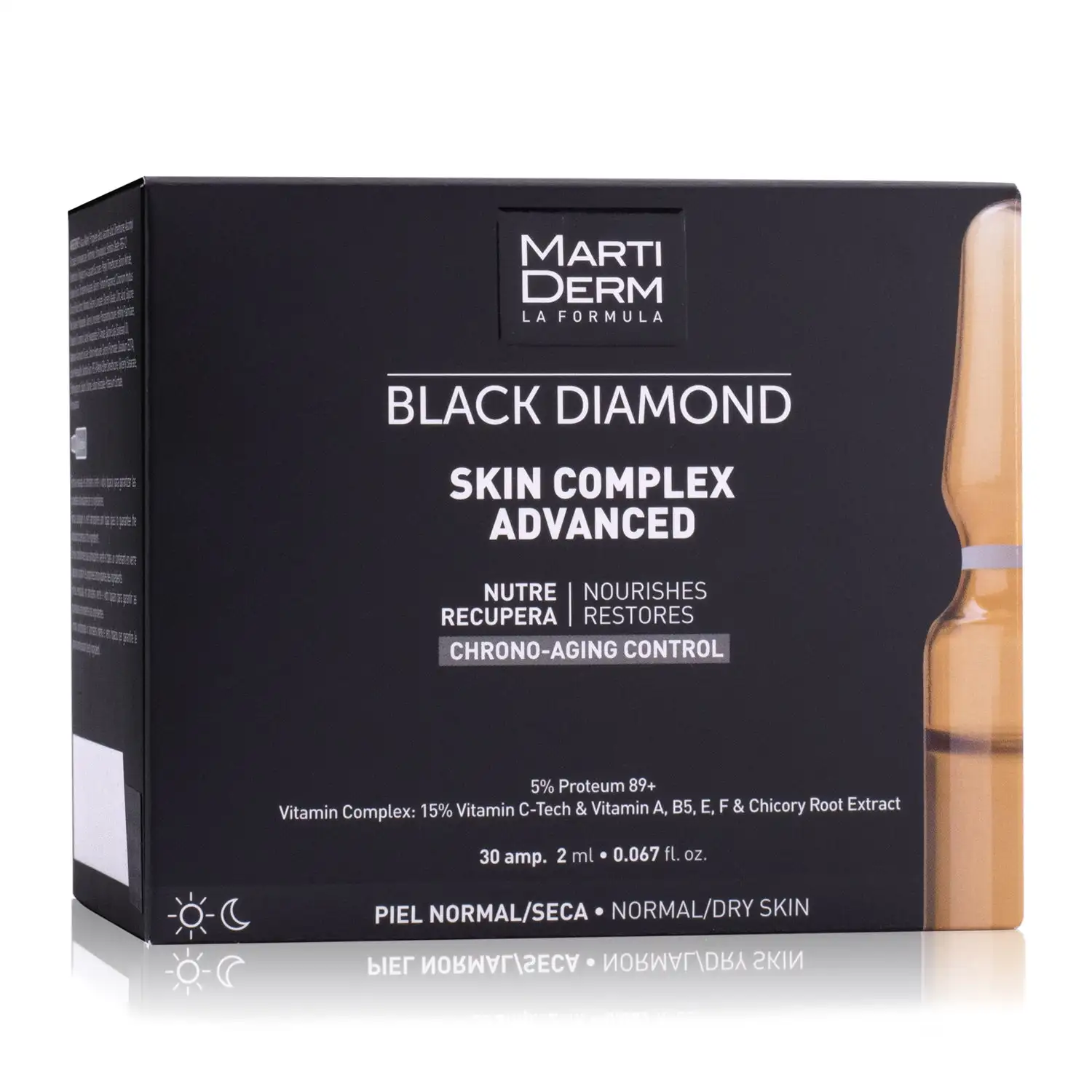 MARTIDERM - Black Diamond Ampollas Skin Complex Advanced (30 ampollas) - Imagen 3
