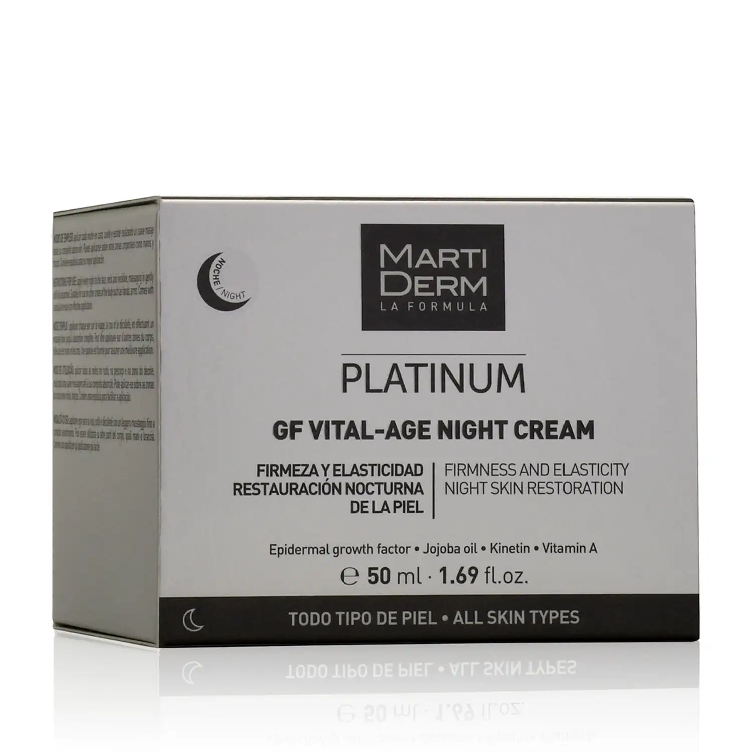 MARTIDERM - Crema de Noche Platinum GF Vital-Age (50ml) - Imagen 3