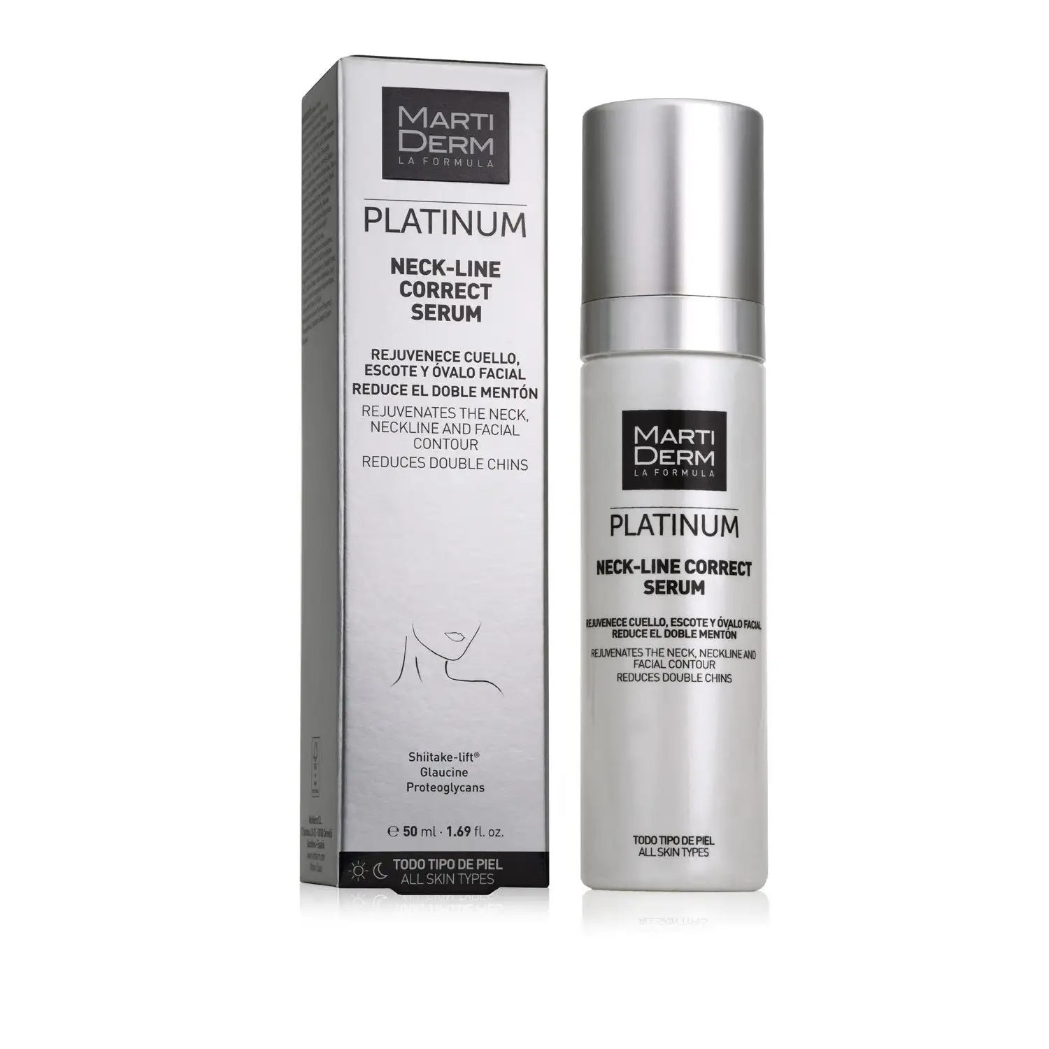 MARTIDERM - Suero Corrector de Línea de Cuello Platino (50ml) - Imagen 2