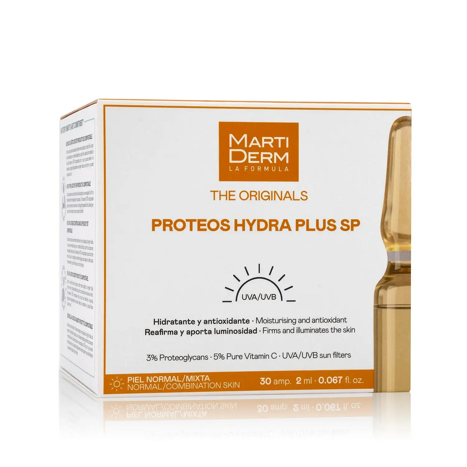 MARTIDERM - The Originals Ampollas Proteos Hydra Plus SP - Imagen 3