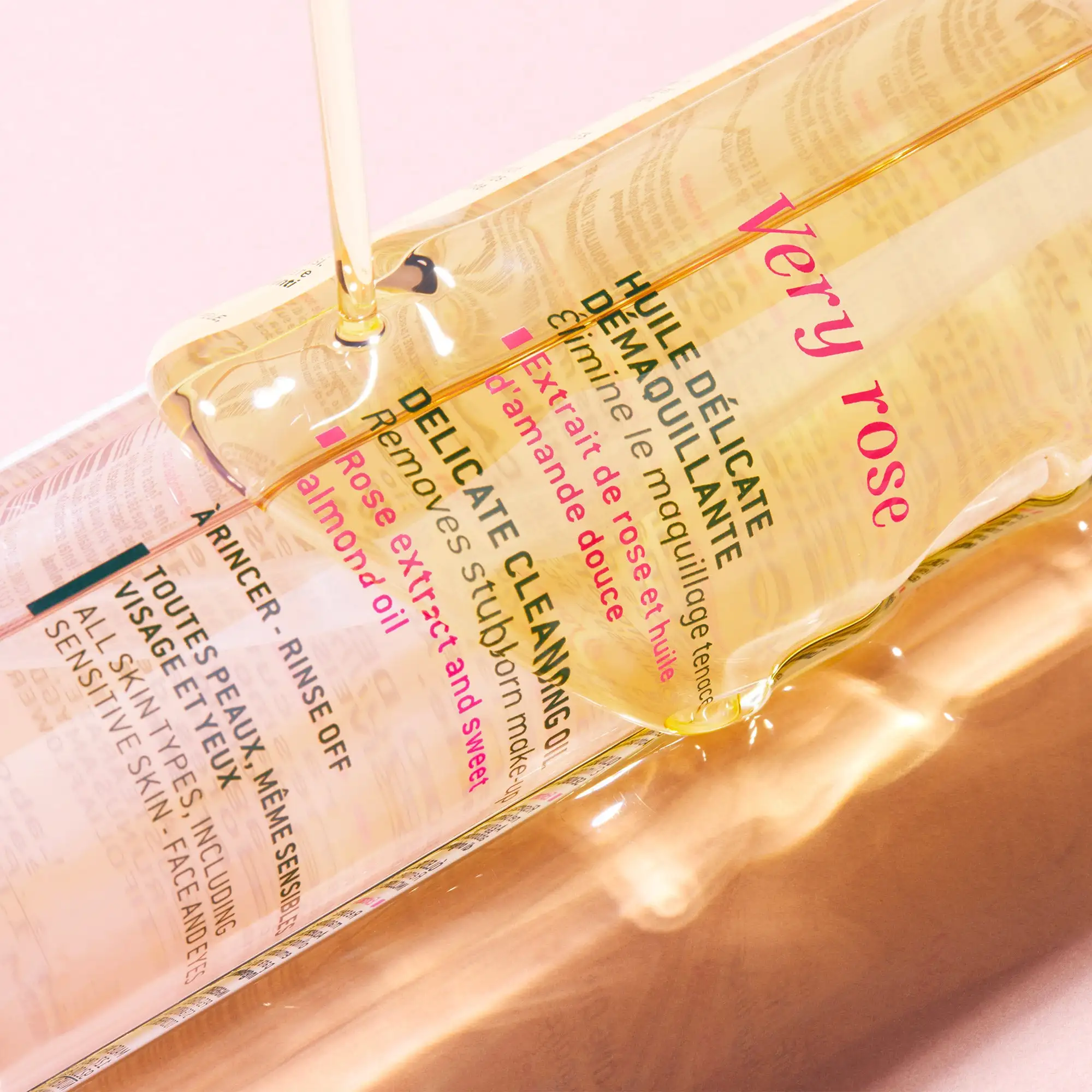 NUXE - Very Rose - Aceite Delicado Desmaquillante - Imagen 2