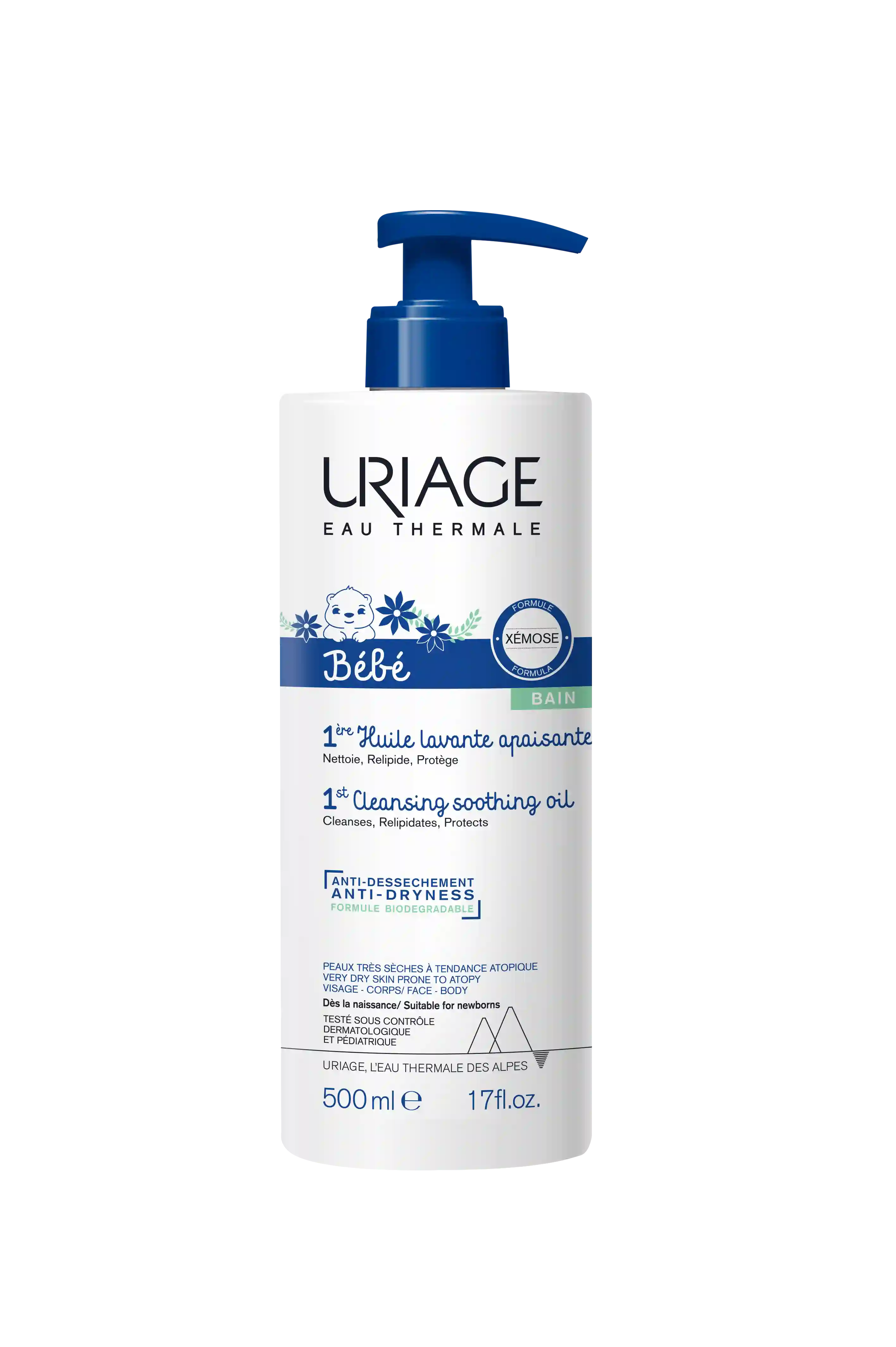 URIAGE - 1ER ACEITE LIMPIADOR CALMANTE (500ml)