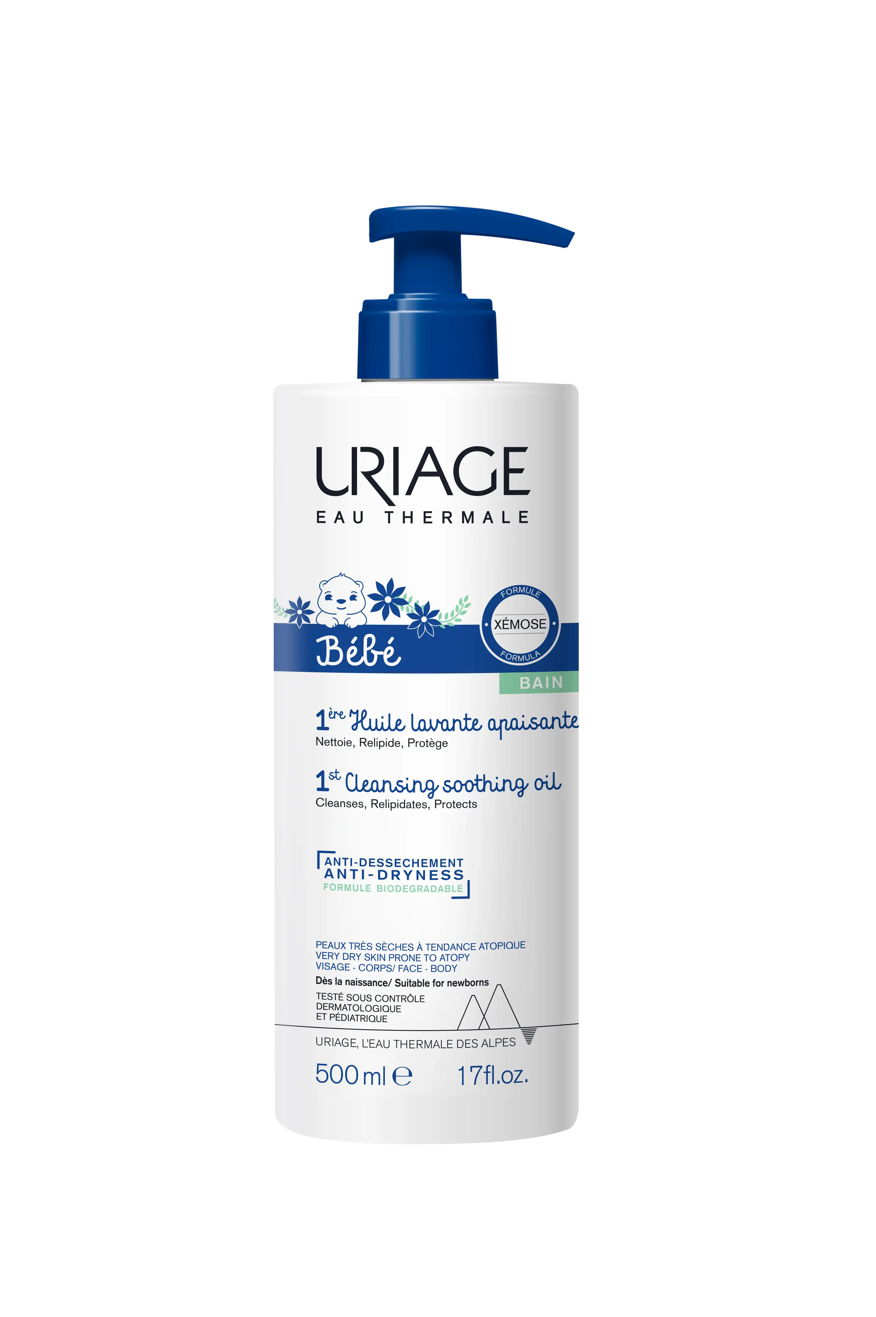 URIAGE - 1ER ACEITE LIMPIADOR CALMANTE (500ml)