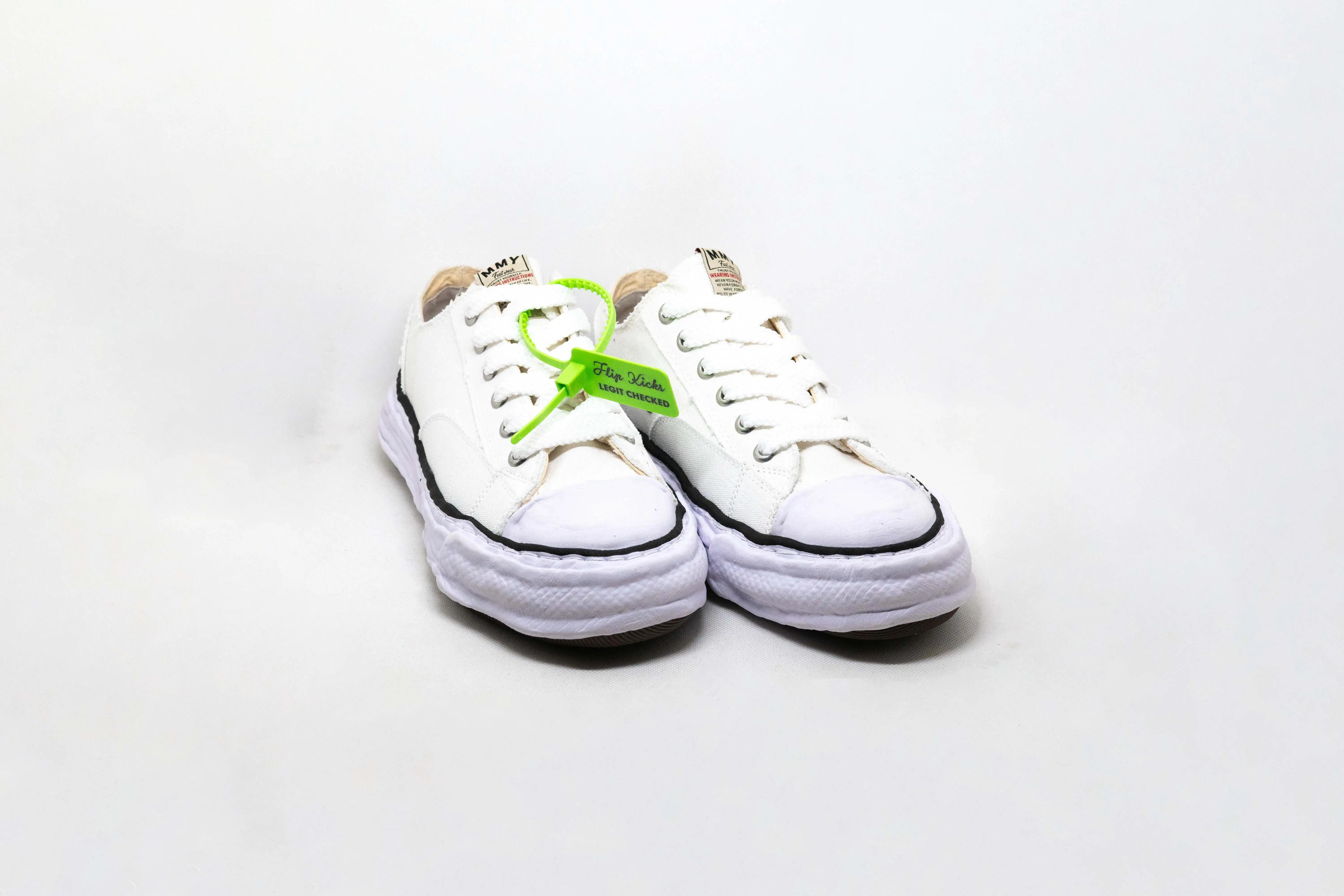 Maison Mihara Yasuhiro Peterson OG SOLE CANVAS LOW WHITE (sin caja) - Imagen 2