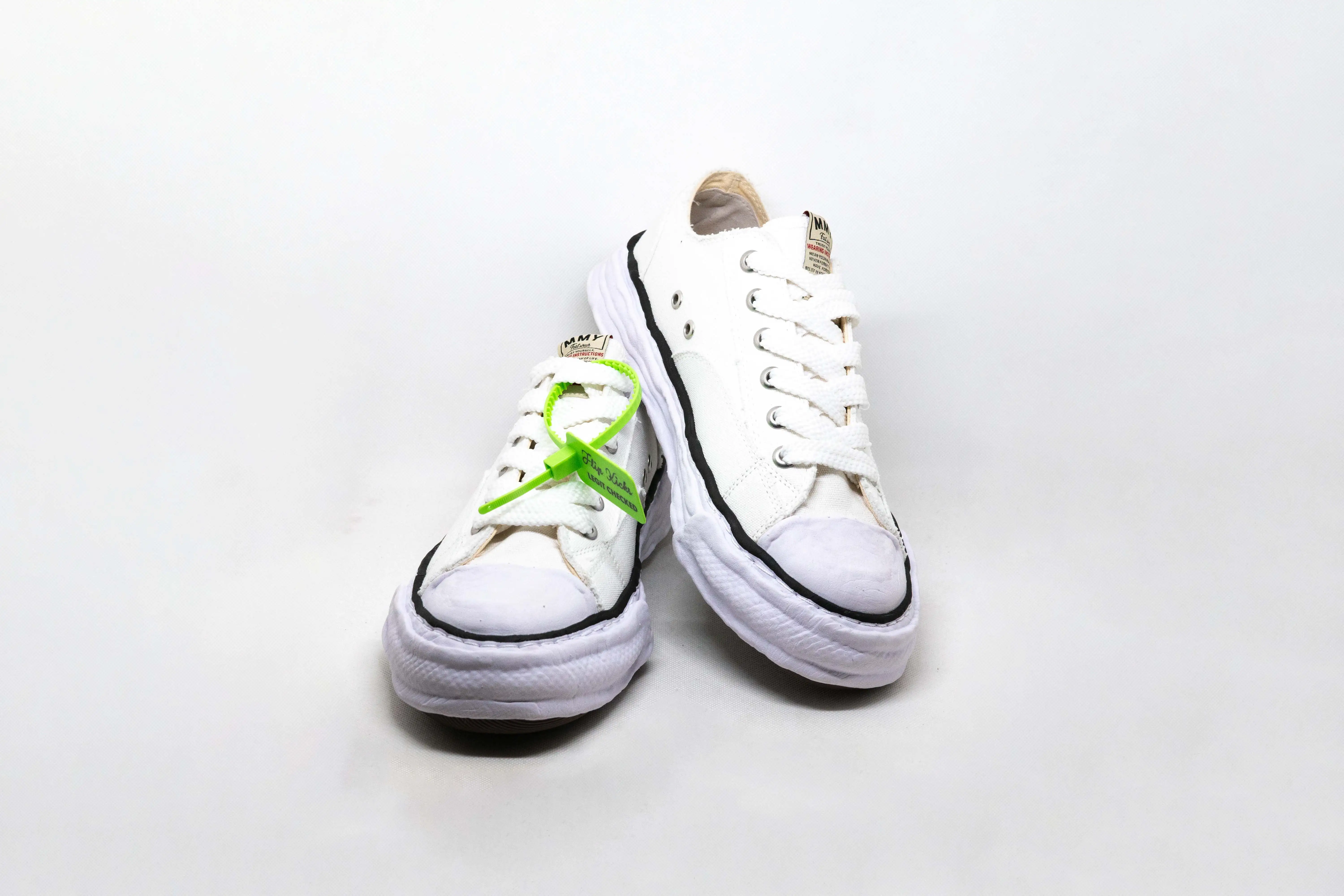 Maison Mihara Yasuhiro Peterson OG SOLE CANVAS LOW WHITE (sin caja) - Imagen 3