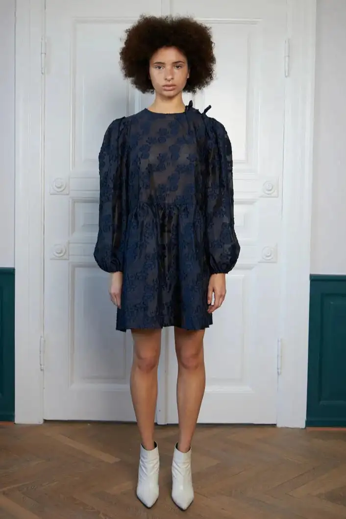 Stella nova luz tejida mini vestido - Imagen 3