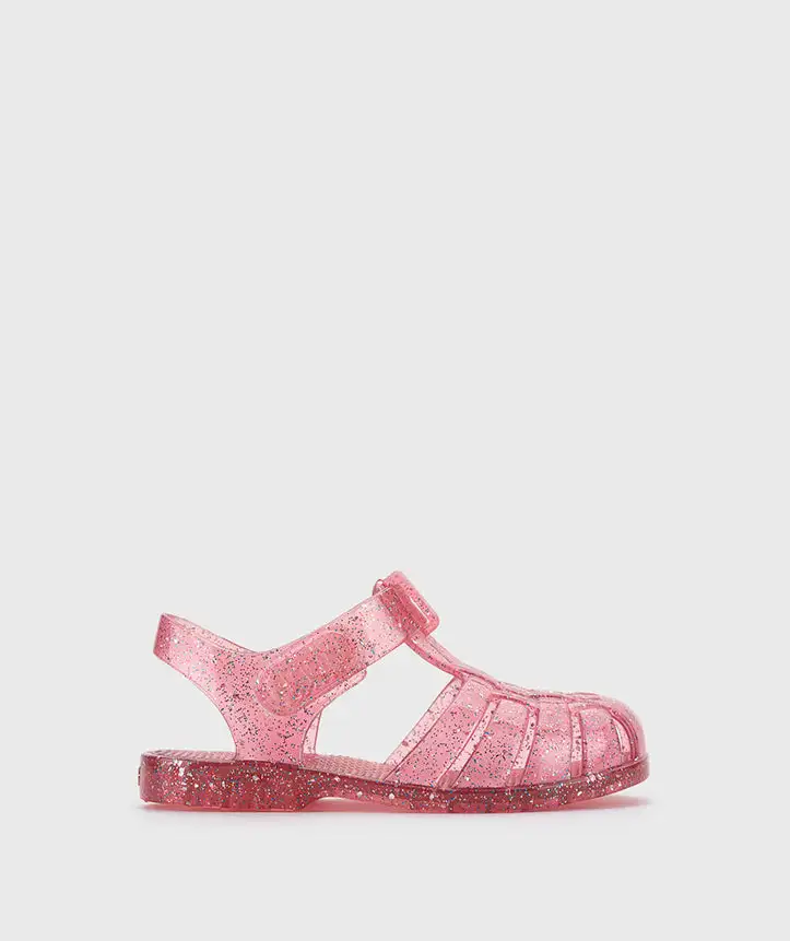 Fuchsia Multi Glitter Crab Shoes - Image 3