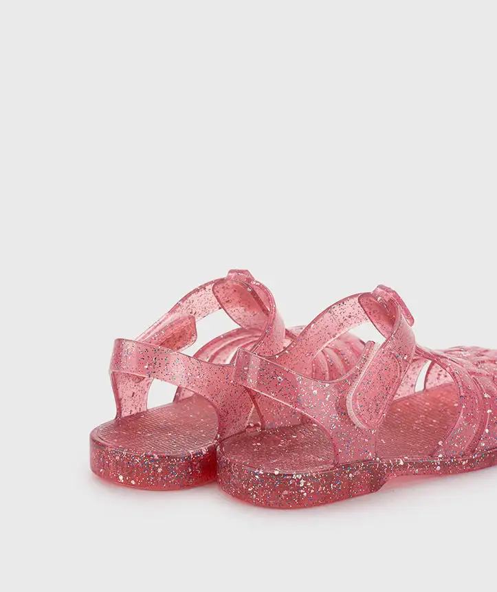 Fuchsia Multi Glitter Crab Shoes - Image 4