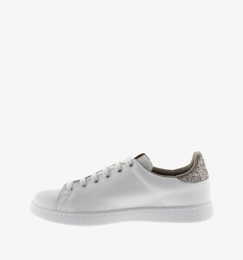 Tenis Piel Glitter Nude - Imagen 3