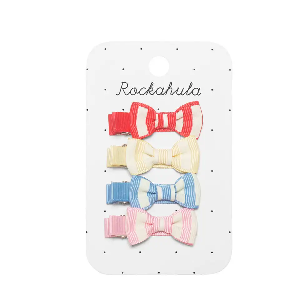 Seaside Mini Bow Clips