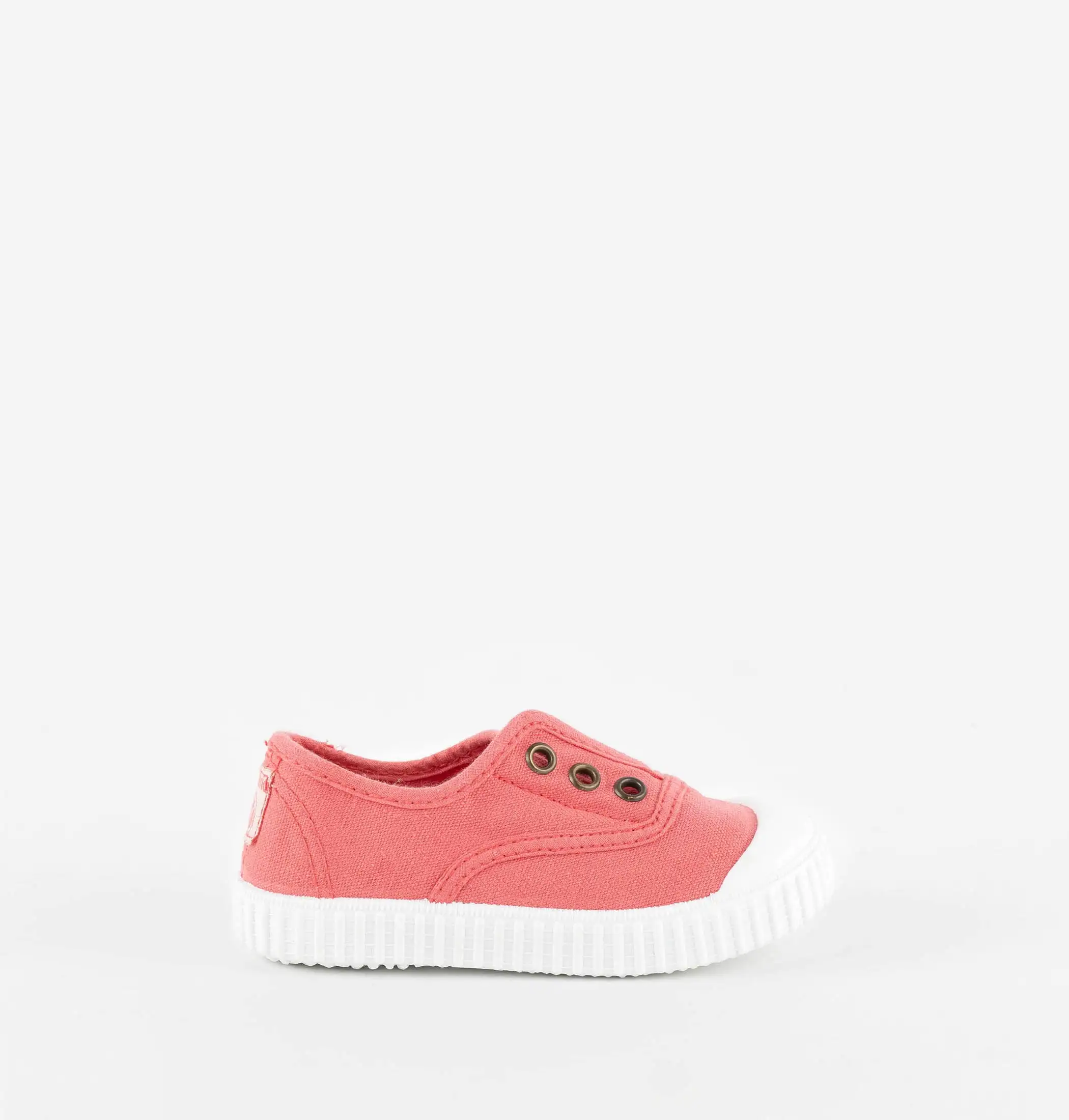 Coral canvas sneakers - Image 3