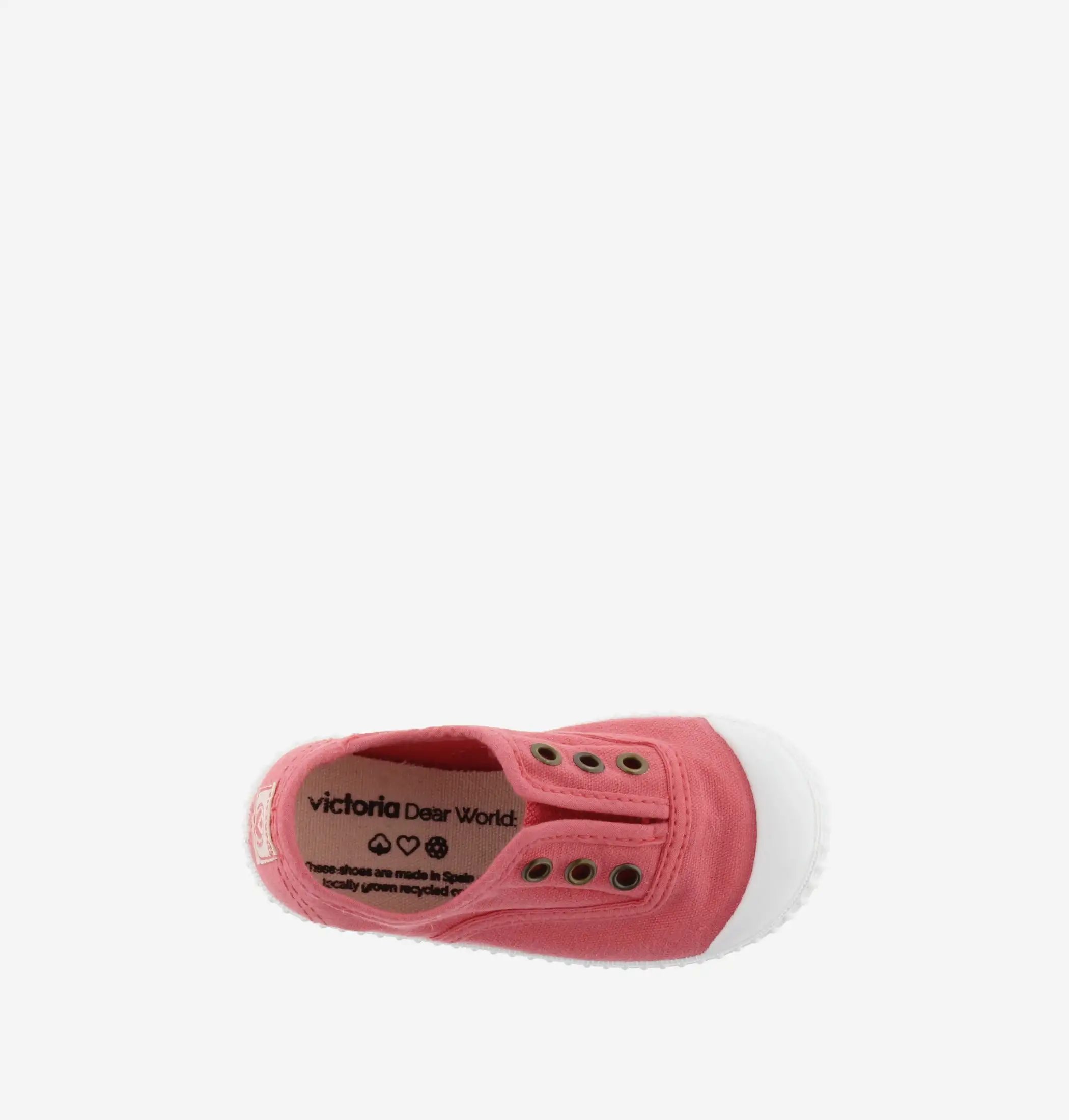Coral canvas sneakers - Image 5
