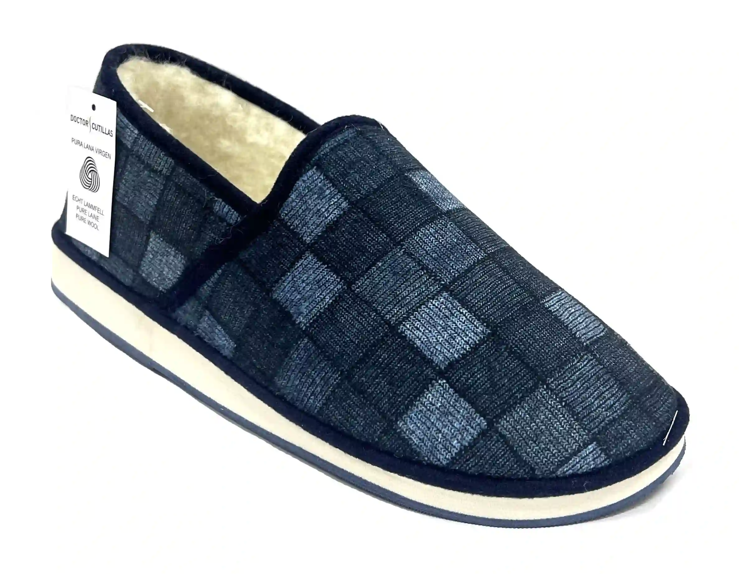 Doctor Cutillas 8062 Marino Zapatilla Lana de Hombre