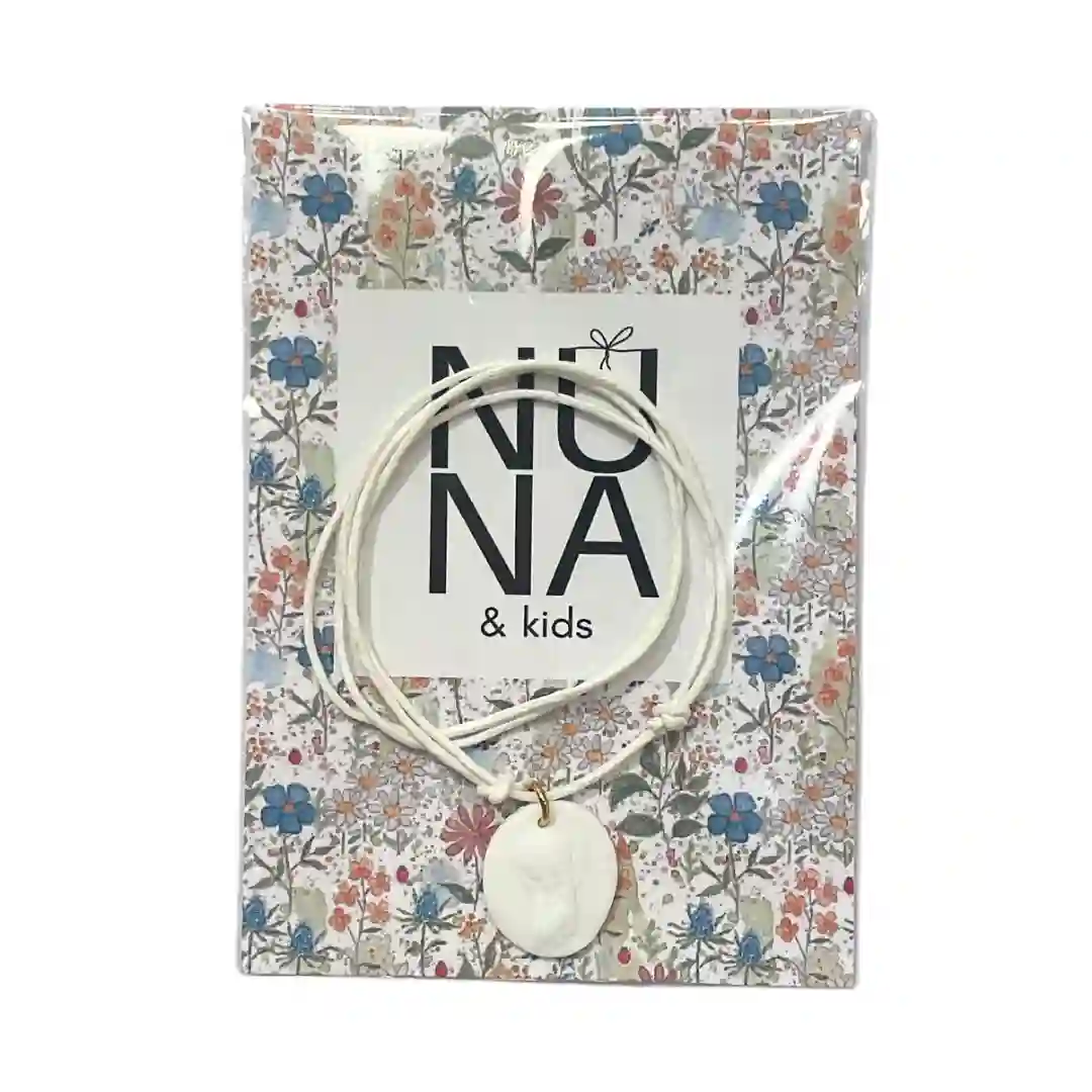 White Virgin Girl Medal Necklace