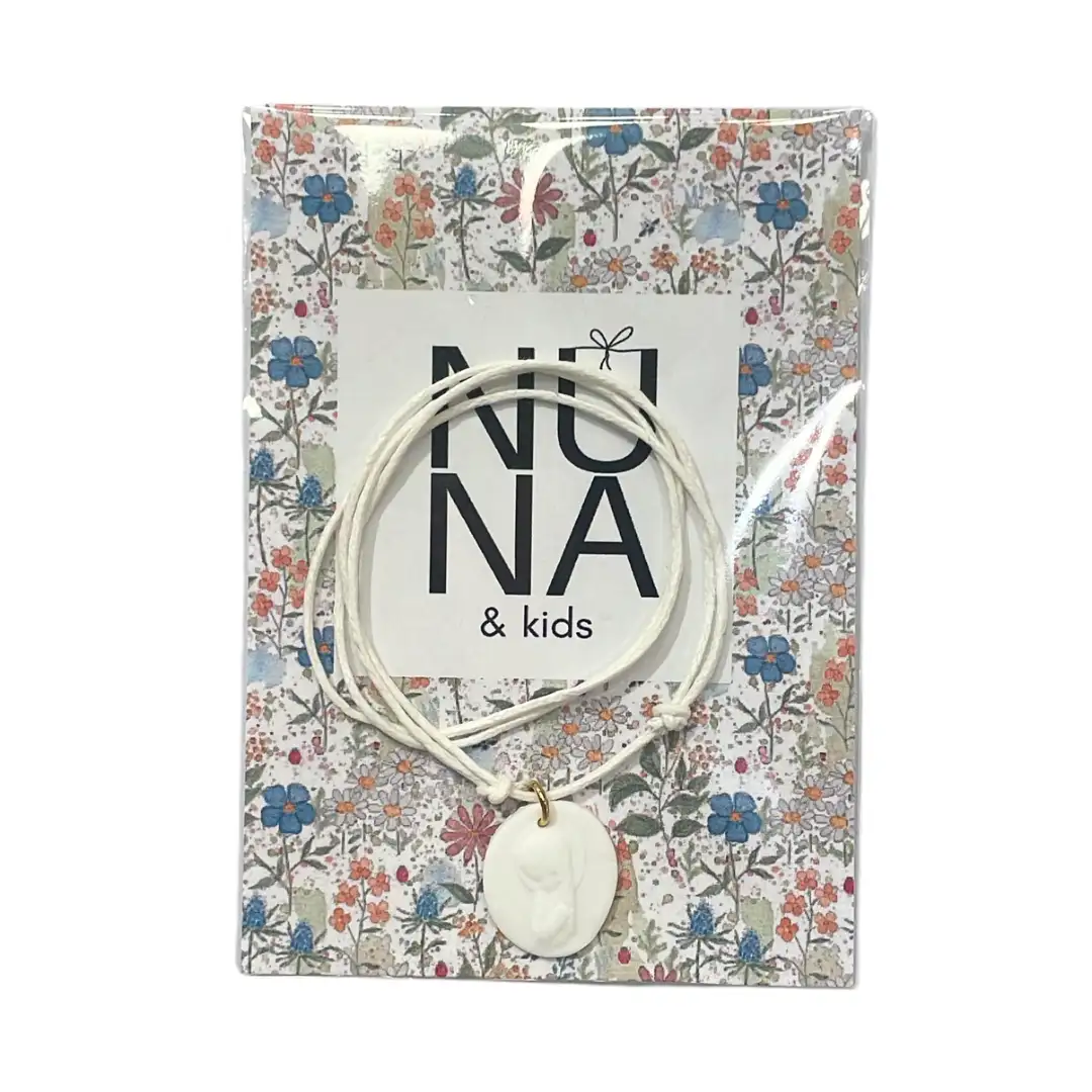 White Virgin Girl Medal Necklace
