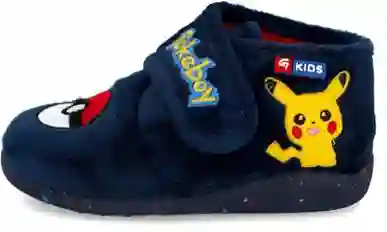 Zapatilla casa con velcro de Pokemon. Tallas 20 al 28