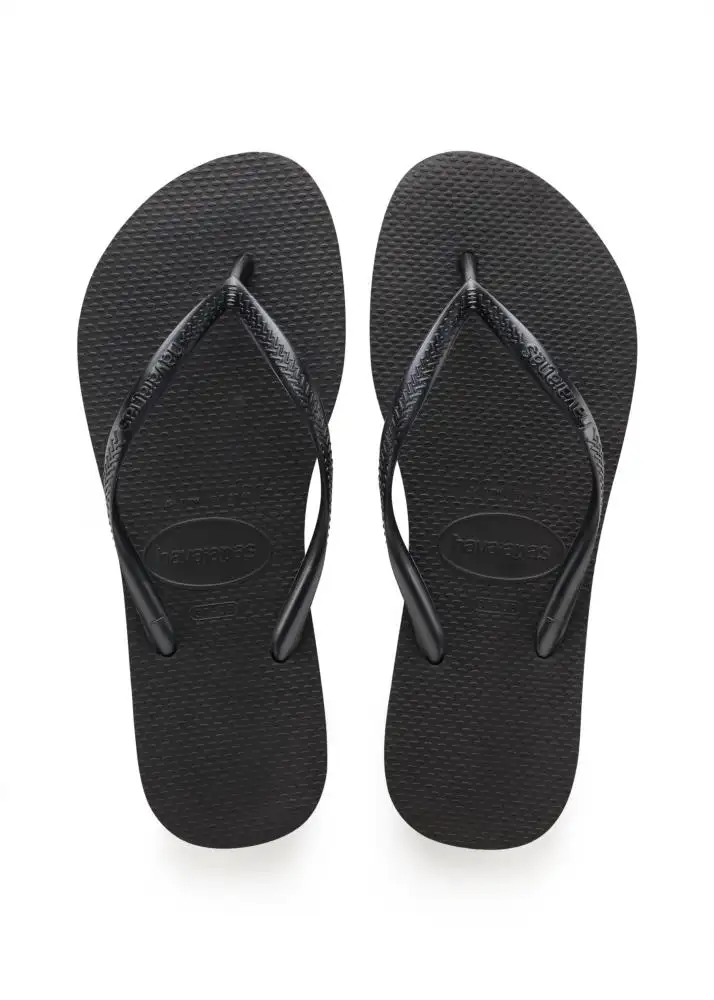 CHANCLA HAVAIANA SLIM NEGRA 35/36 - 39/40
