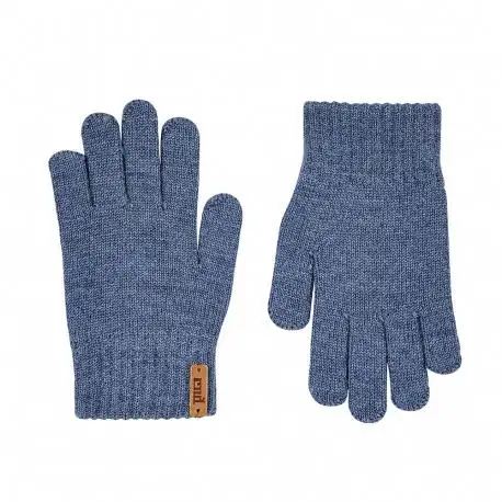 Guante mezcla lana merino jeans. Tallas 4 a 10.