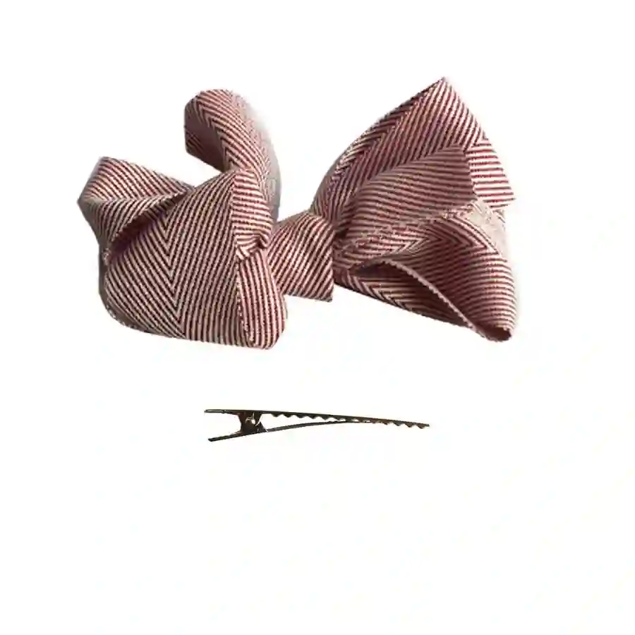 Pinza espiguilla Burdeos
