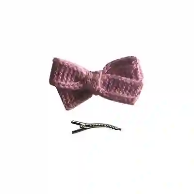 Pinza lazo punto bobo Rosa Maquillaje