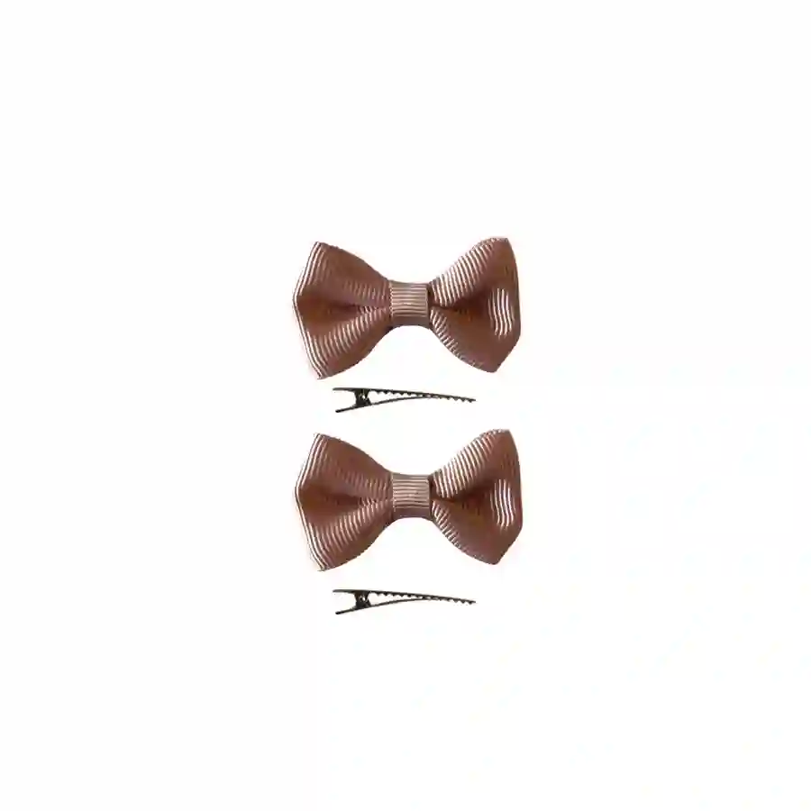 Pinza lacito sedoso Rosa Empolvado