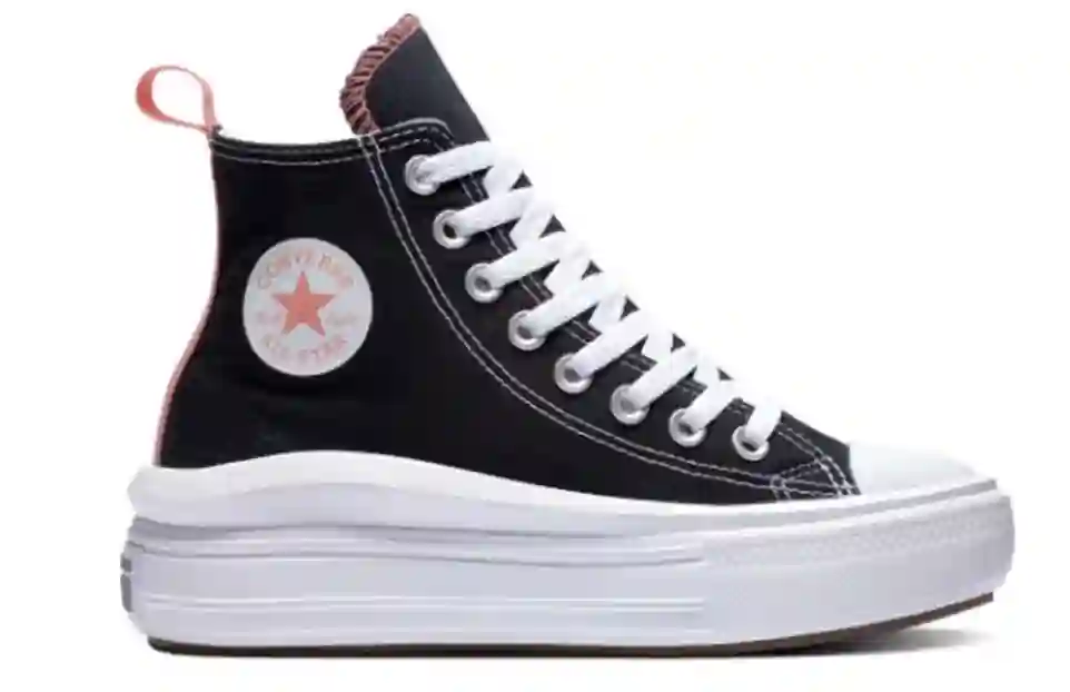 All Star Move Hi Negro-Rosa. 36-38,5