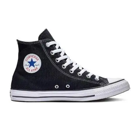 converse all star lona negra