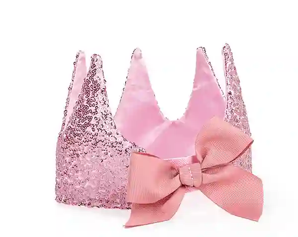 Pink sequined wreath