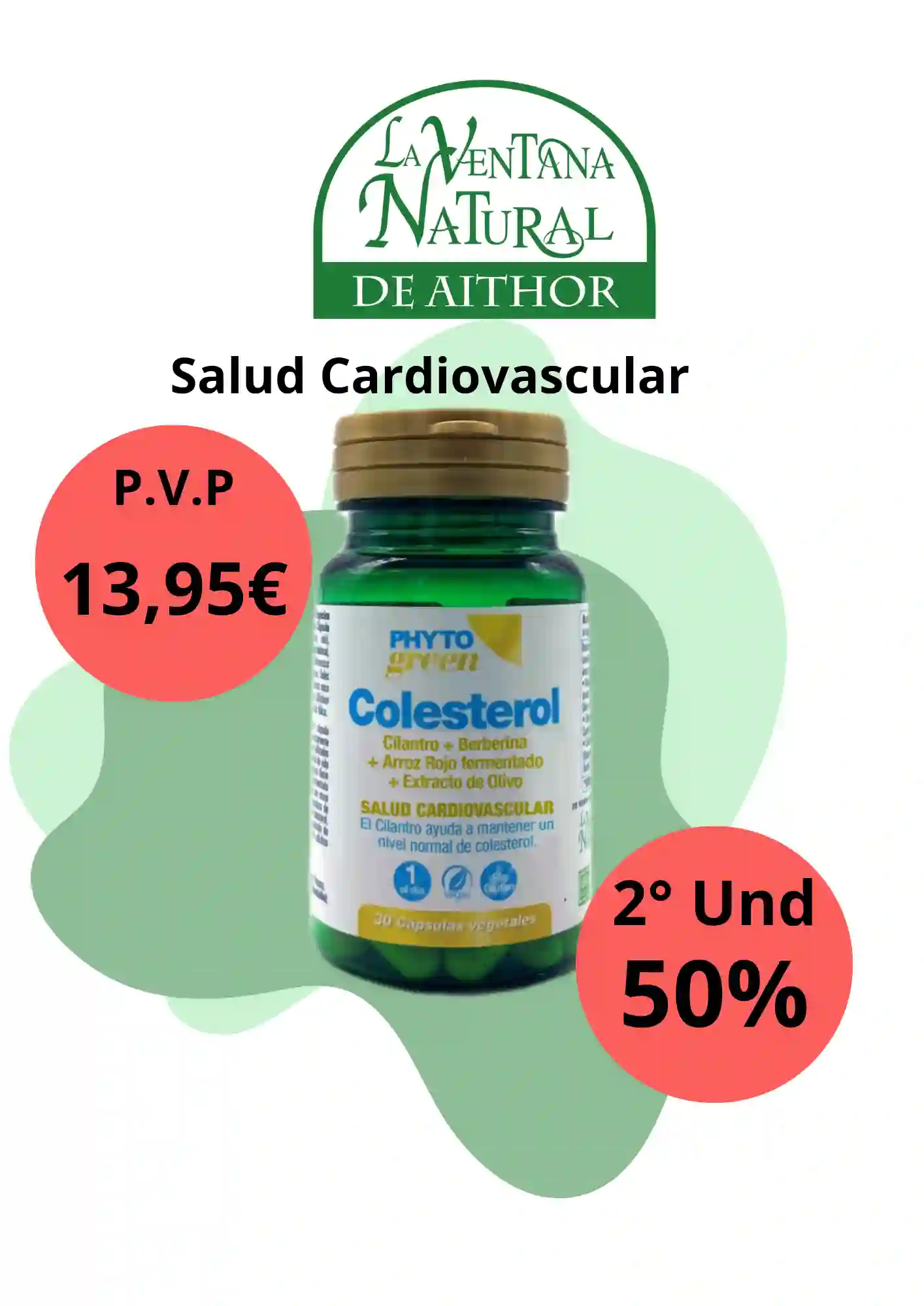 Phytogreen Colesterol 30 cápsulas