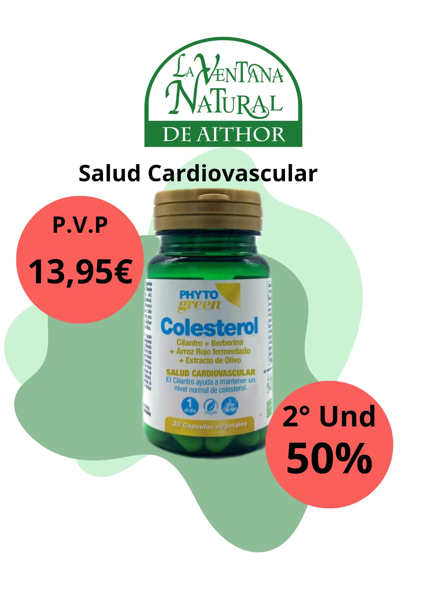 Phytogreen Colesterol 30 cápsulas