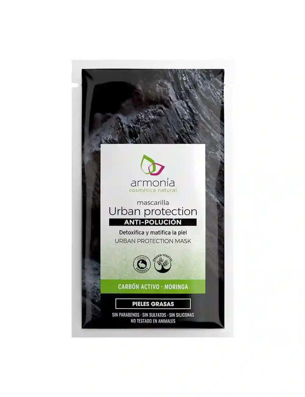 MASCARILLA NEGRA DE CARBÓN ACTIVO | Armonía Cosmética Natural