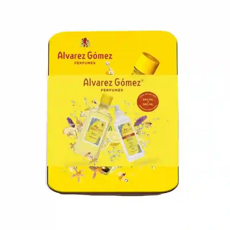 Paquete álvarez gómez agua de colonia concentra clásica 300ml + emulsión Hidratante 280ml