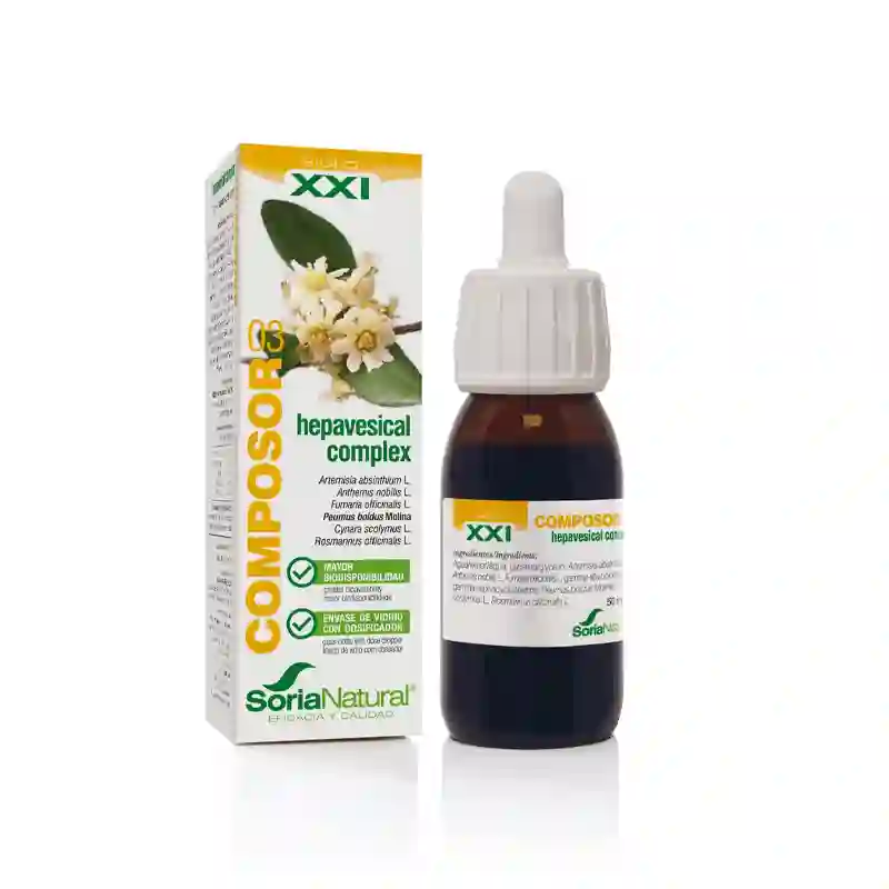 Composor 3 complejo hepavaveico Soria natural 50 ml.