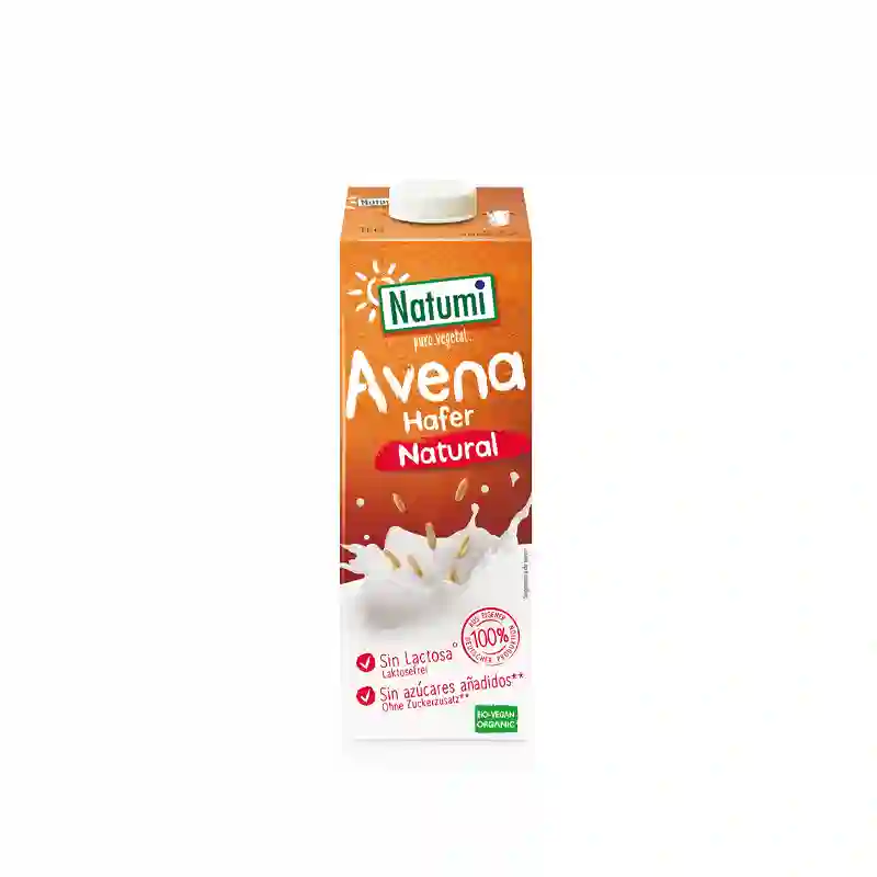 Bebada Vegetal de Avena Natural Natumi 1 l.