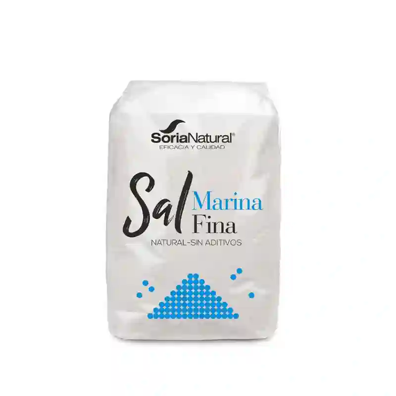 Sal marina fina Soria Natural 1 kg.