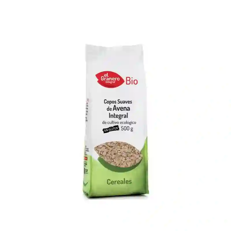 Copos de Avena Integral Sin Gluten el Granero 500 Gr.