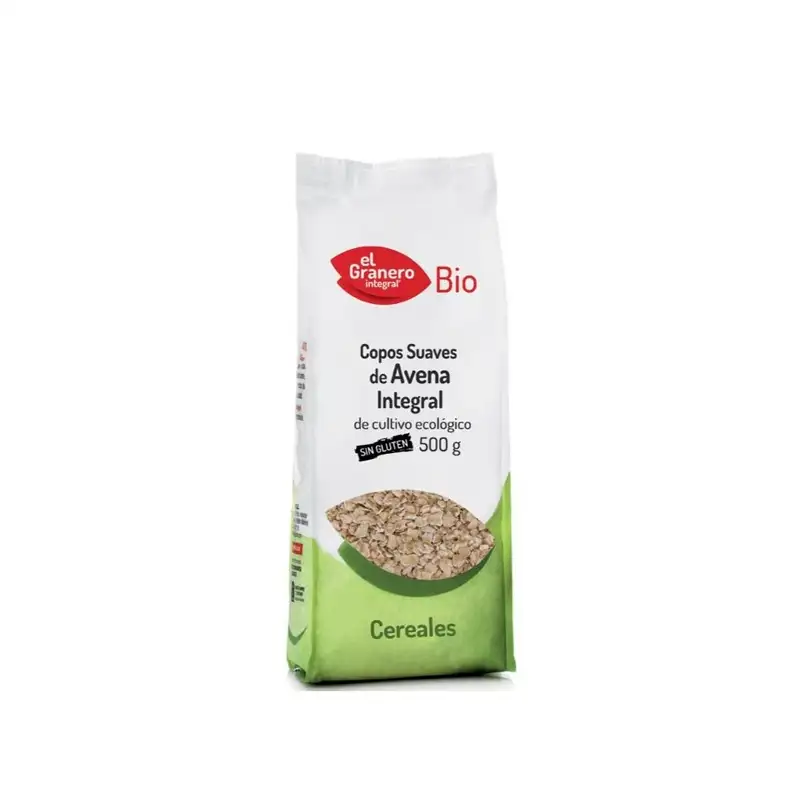 Copos de Avena Integral Sin Gluten el Granero 500 Gr.