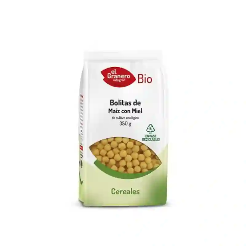 Bolitas de maiz con miel El Granero 350 gr.