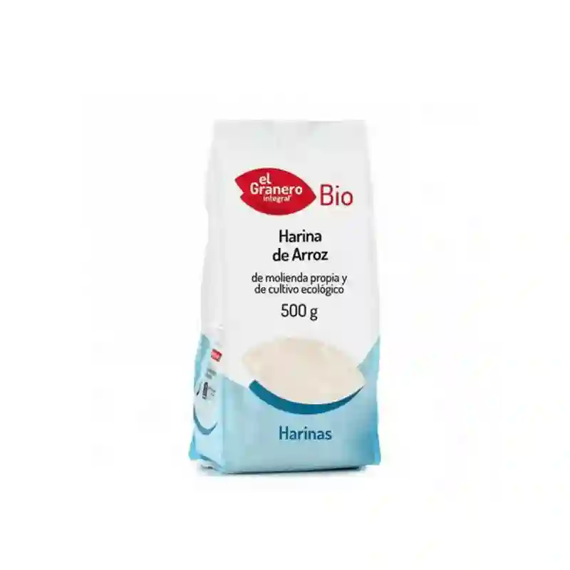 Harina de Arroz (sin gluten) El Granero 500 gr.