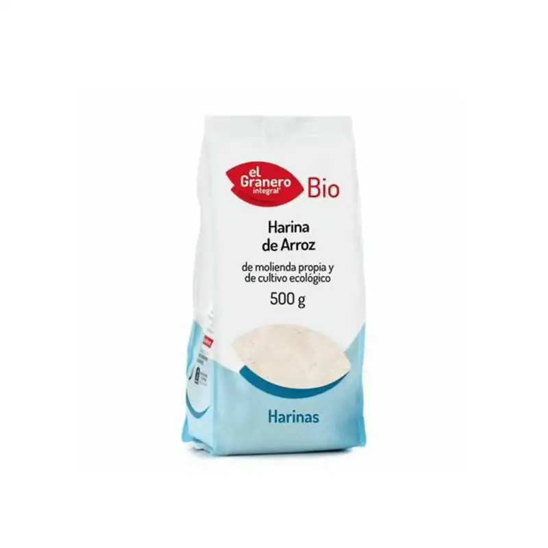 Harina de Arroz (sin gluten) El Granero 500 gr.