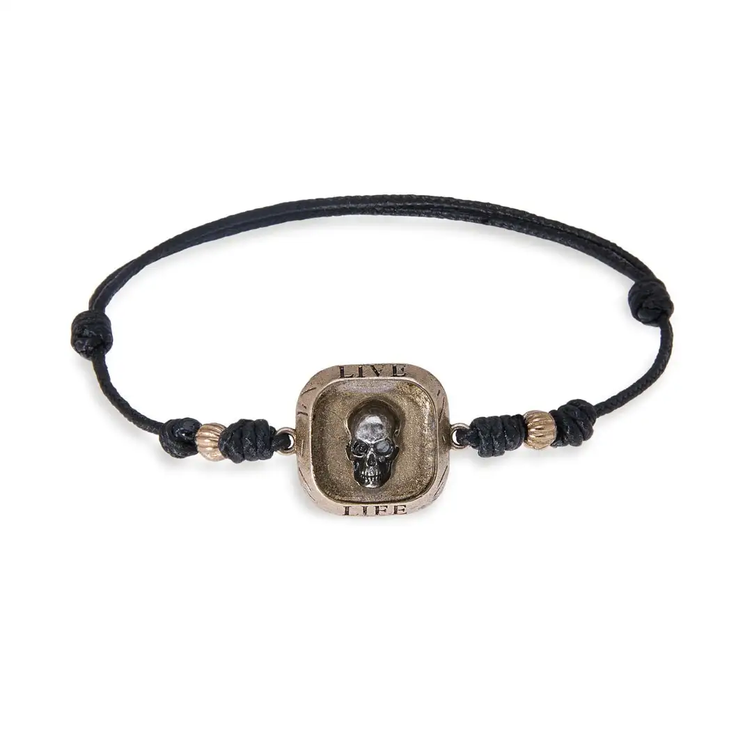 Pulsera Skull Platadepalo SB070B