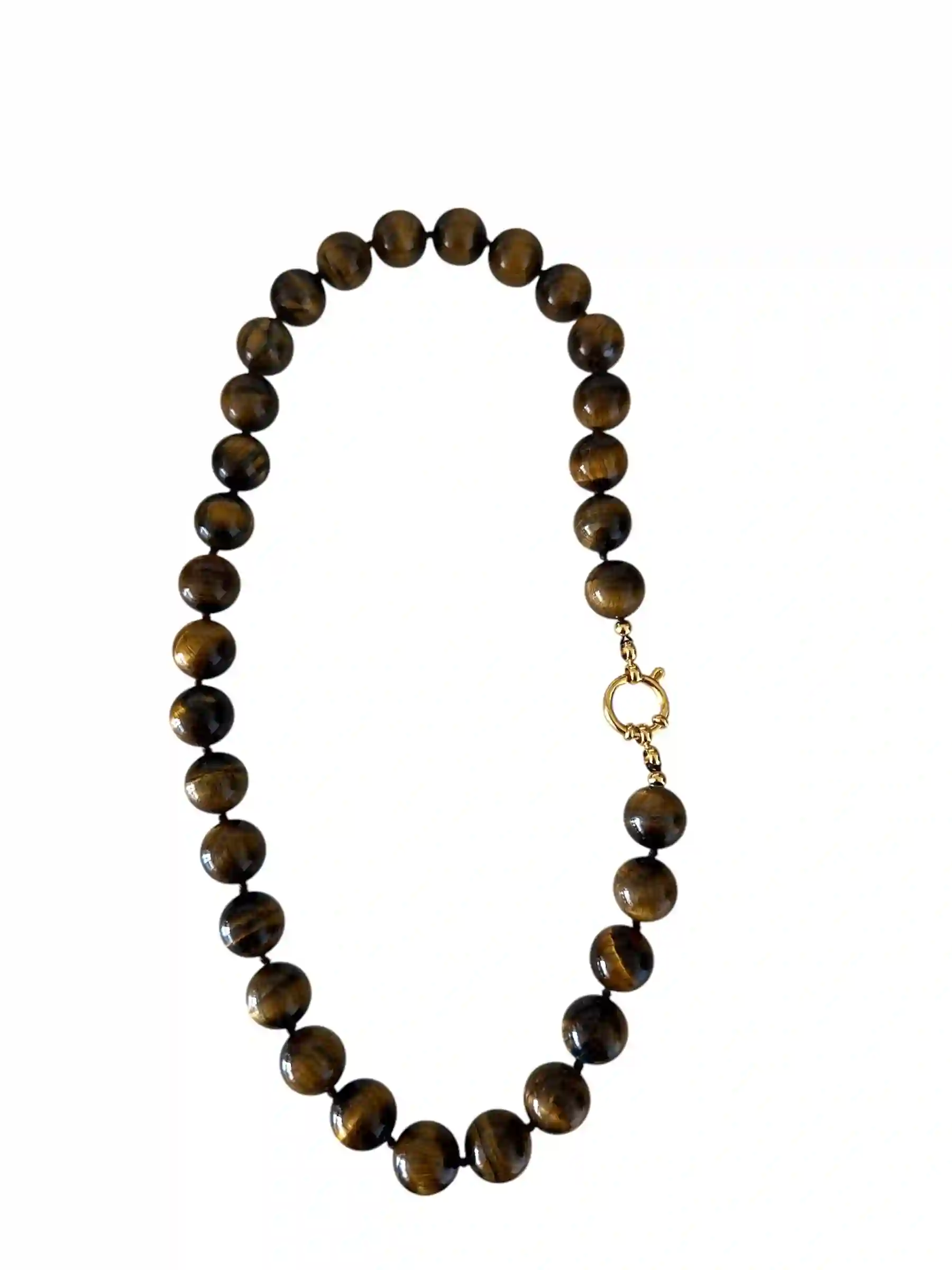 Tigre eye stones necklace
