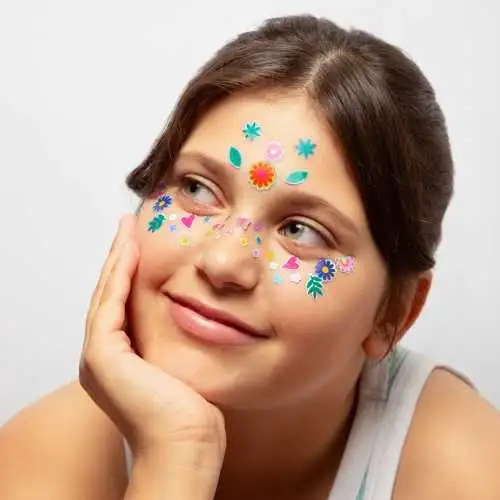 Face stickers Flower - Image 2