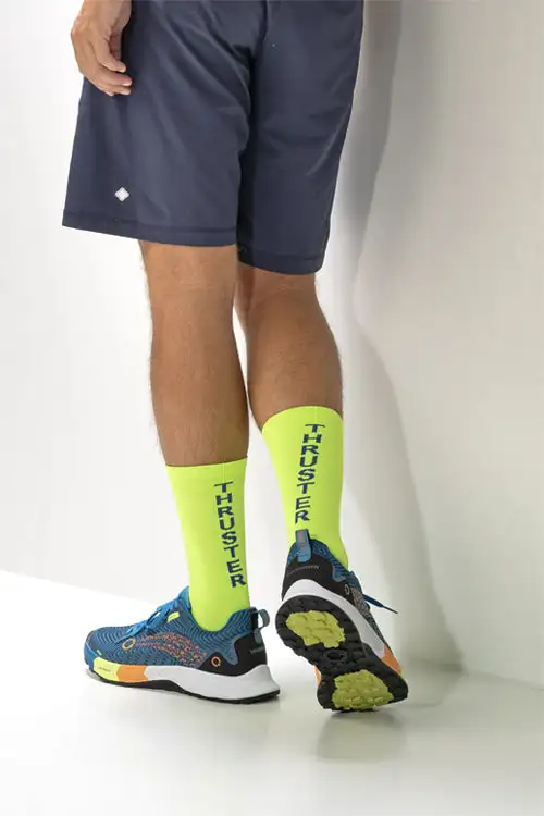 Yellow Running Socks Man - Image 5