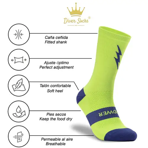 Yellow Running Socks Man - Image 6